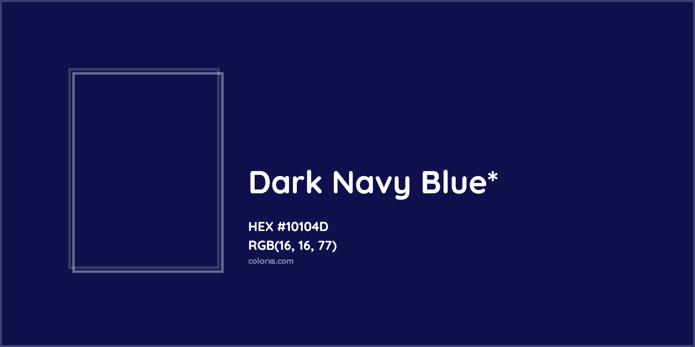 HEX #10104D Color Name, Color Code, Palettes, Similar Paints, Images