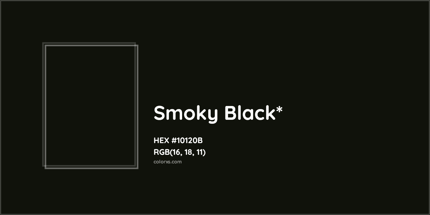 HEX #10120B Color Name, Color Code, Palettes, Similar Paints, Images