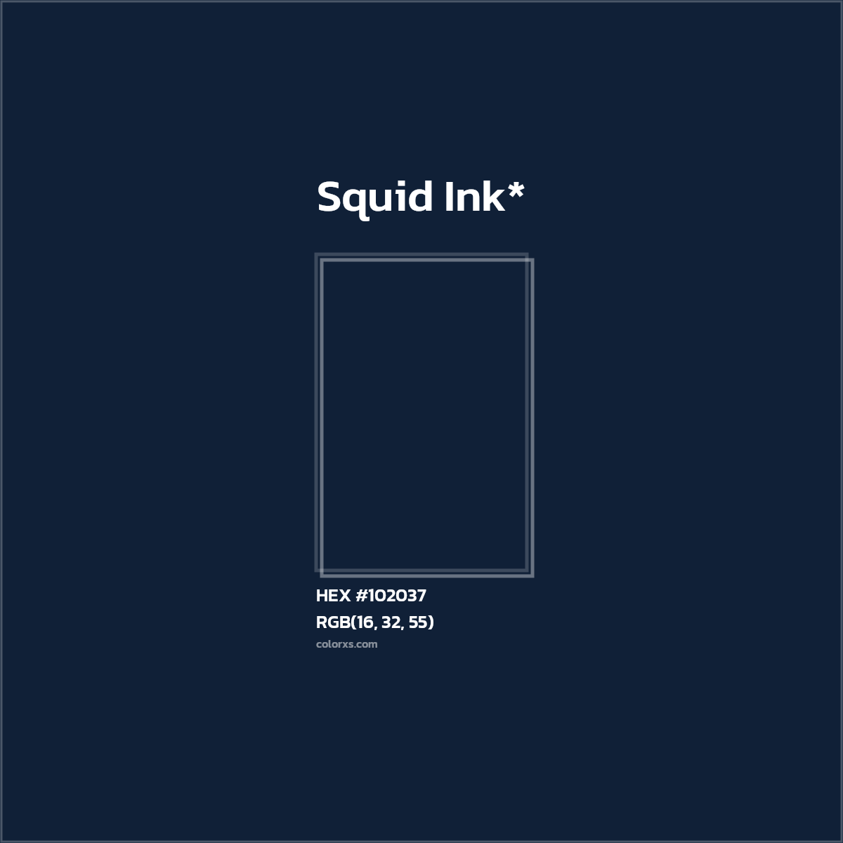 HEX #102037 Color Name, Color Code, Palettes, Similar Paints, Images