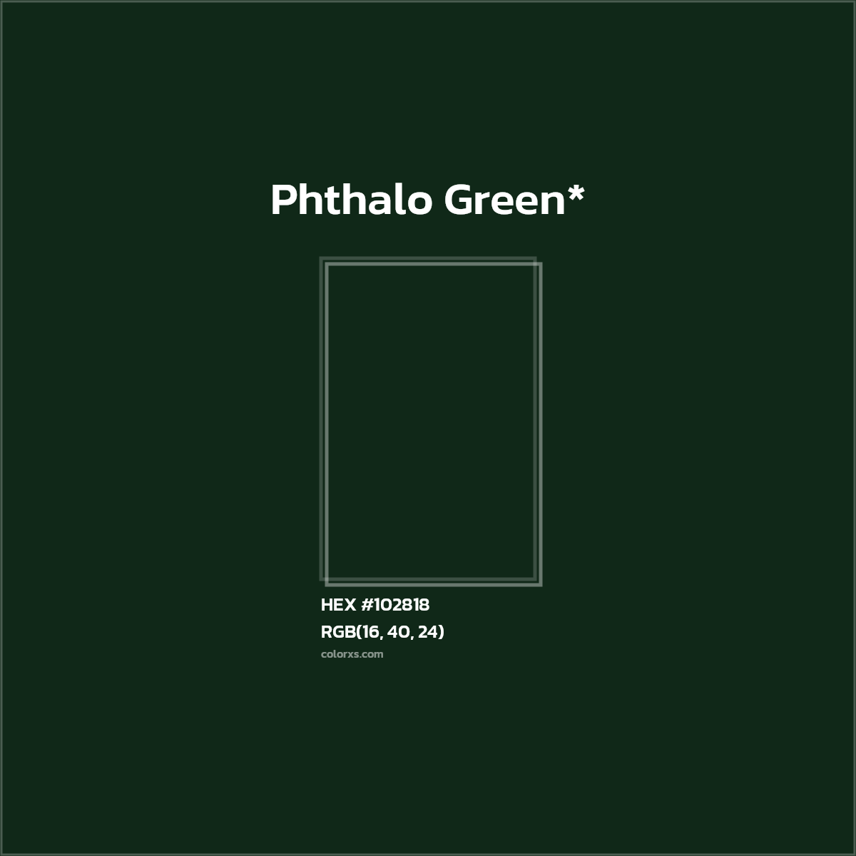 HEX #102818 Color Name, Color Code, Palettes, Similar Paints, Images