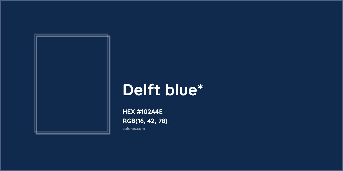 HEX #102A4E Color Name, Color Code, Palettes, Similar Paints, Images