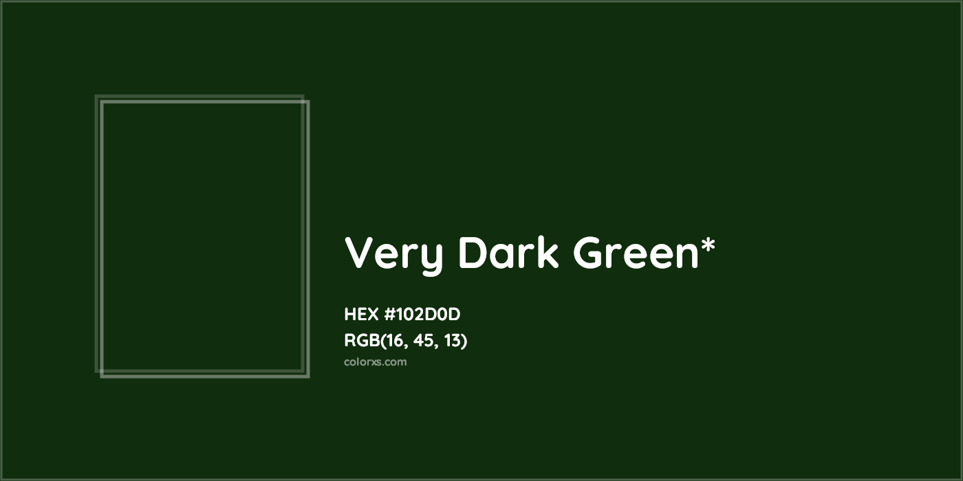 HEX #102D0D Color Name, Color Code, Palettes, Similar Paints, Images