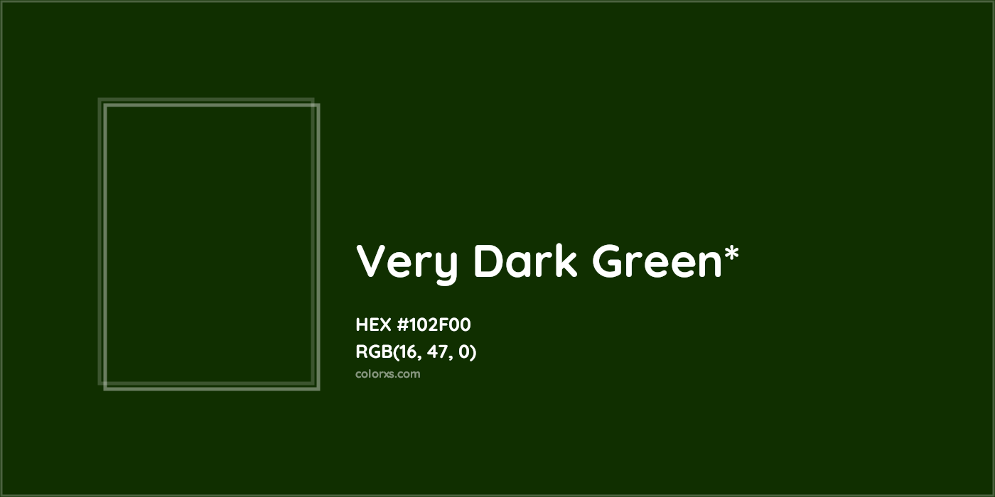 HEX #102F00 Color Name, Color Code, Palettes, Similar Paints, Images