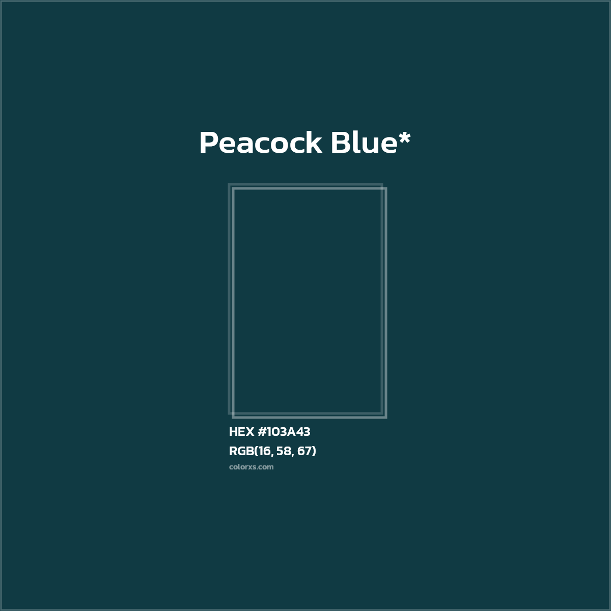 HEX #103A43 Color Name, Color Code, Palettes, Similar Paints, Images