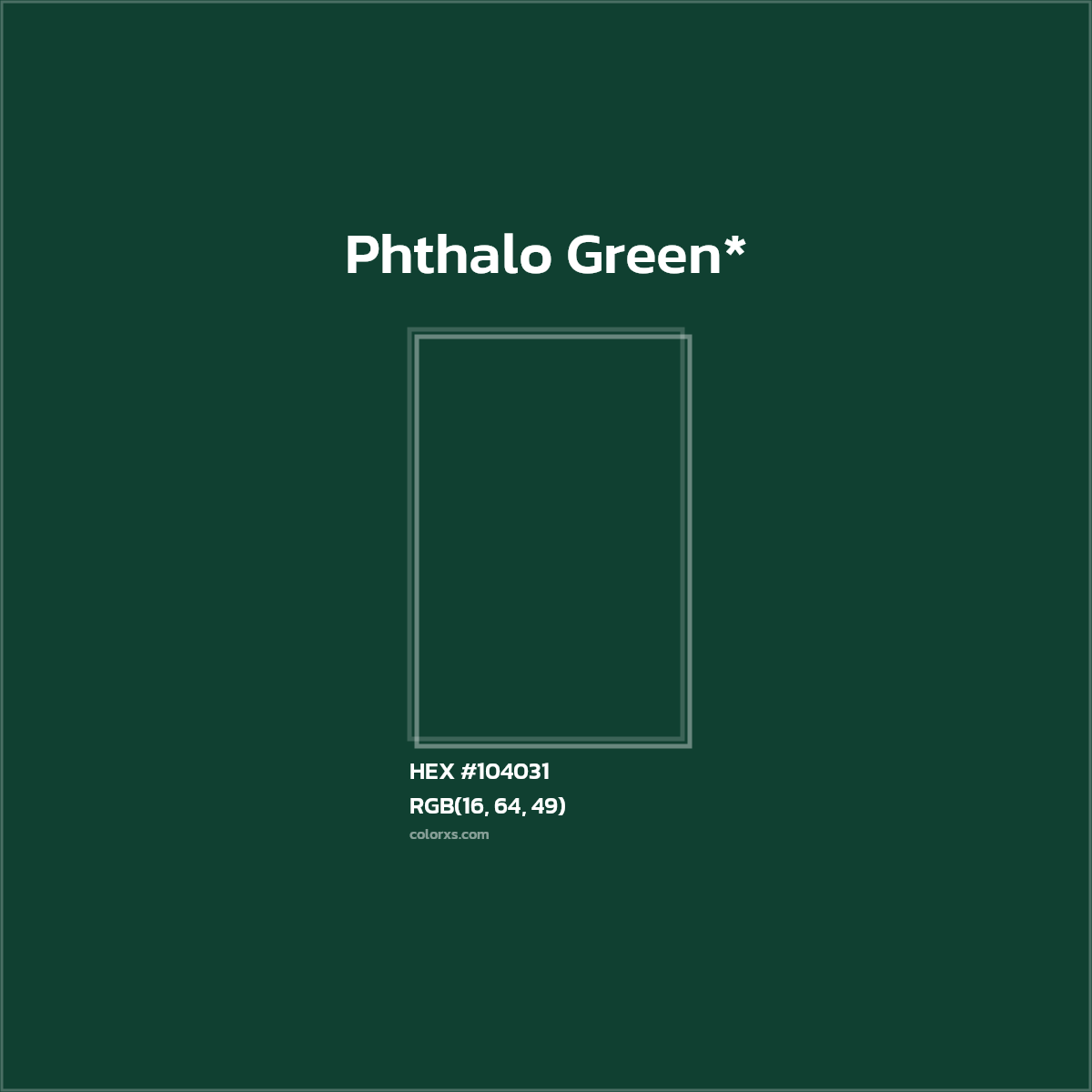 HEX #104031 Color Name, Color Code, Palettes, Similar Paints, Images