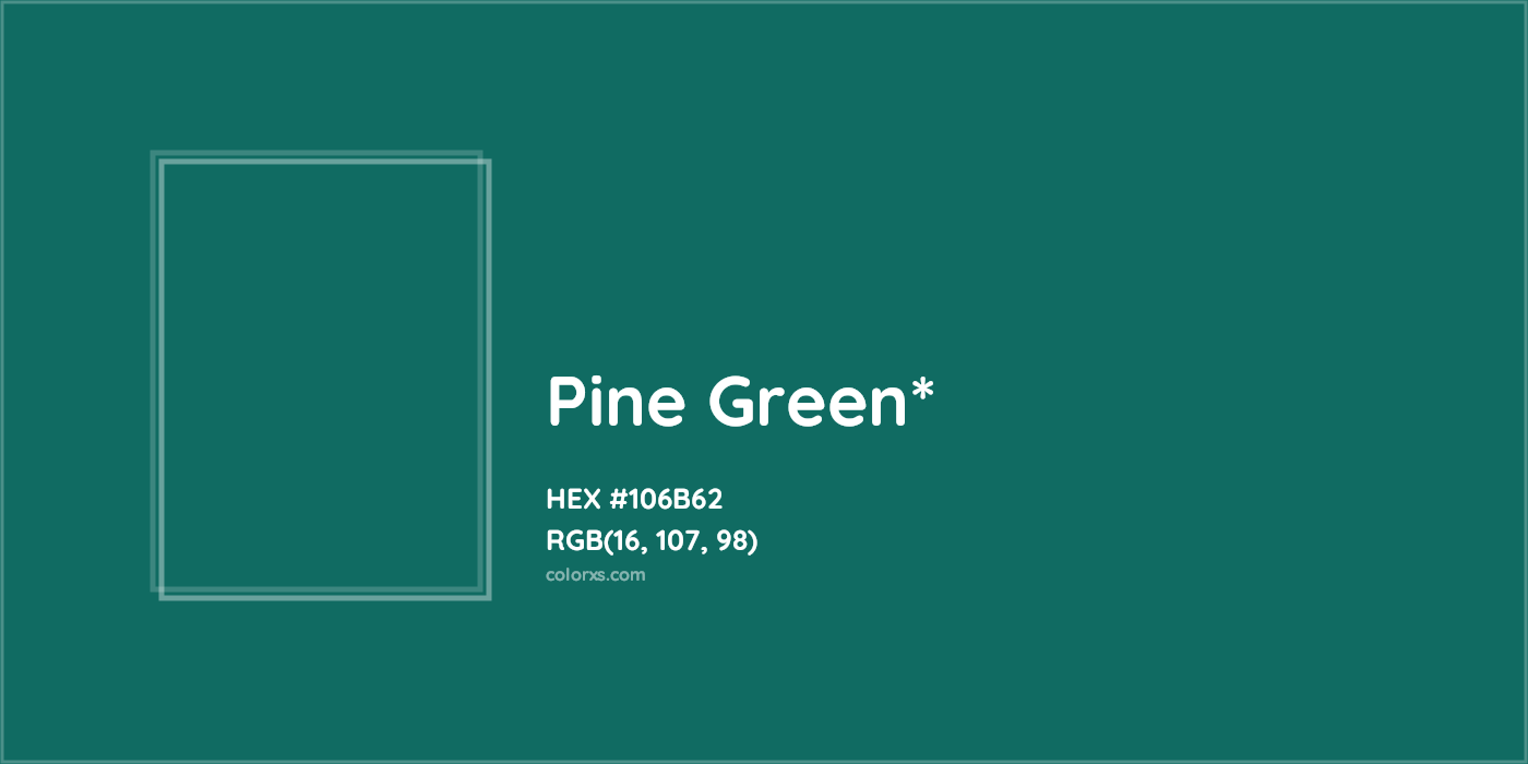 HEX #106B62 Color Name, Color Code, Palettes, Similar Paints, Images