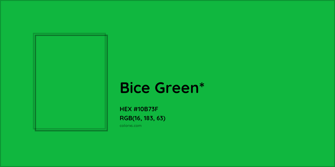 HEX #10B73F Color Name, Color Code, Palettes, Similar Paints, Images