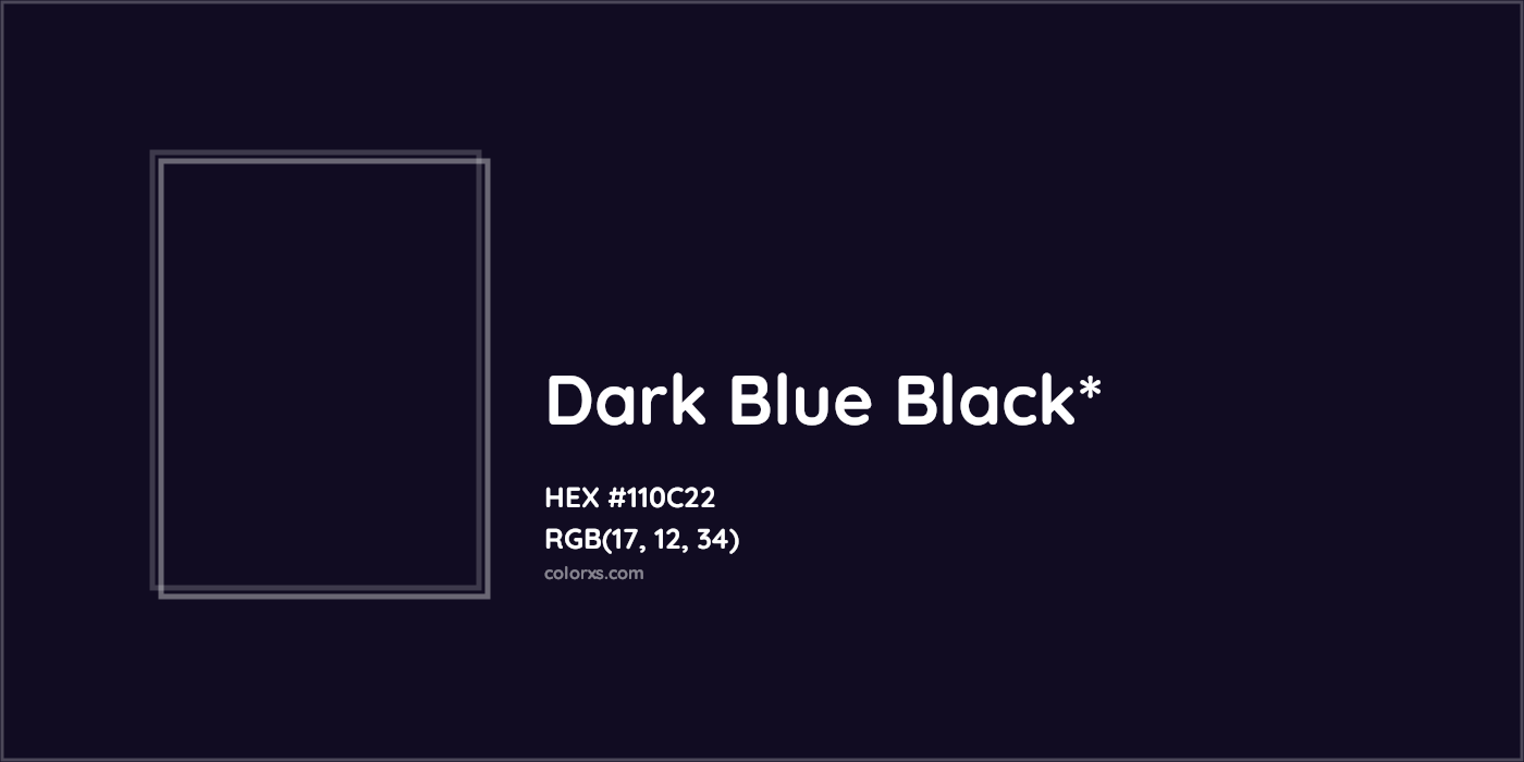 HEX #110C22 Color Name, Color Code, Palettes, Similar Paints, Images