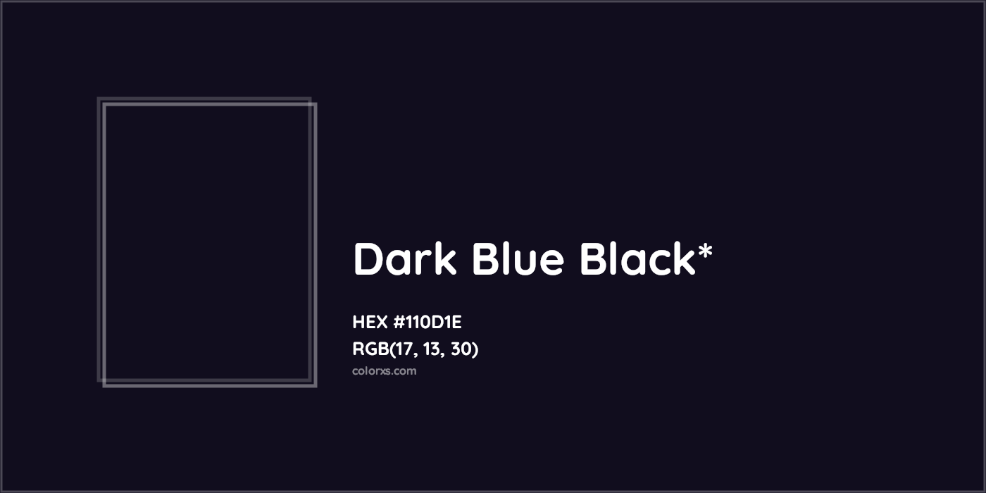 HEX #110D1E Color Name, Color Code, Palettes, Similar Paints, Images