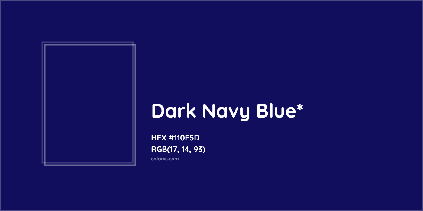 HEX #110E5D Color Name, Color Code, Palettes, Similar Paints, Images