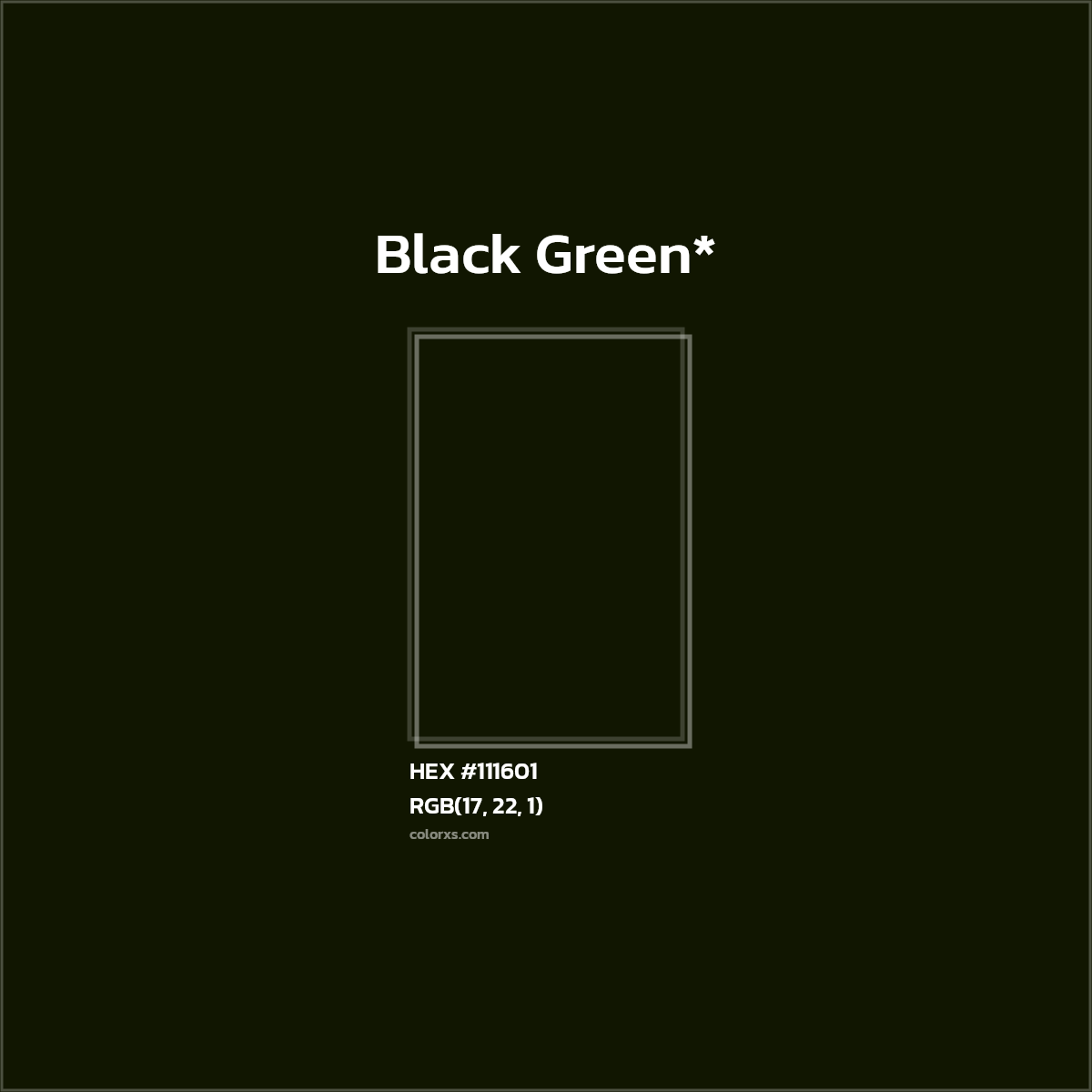 HEX #111601 Color Name, Color Code, Palettes, Similar Paints, Images