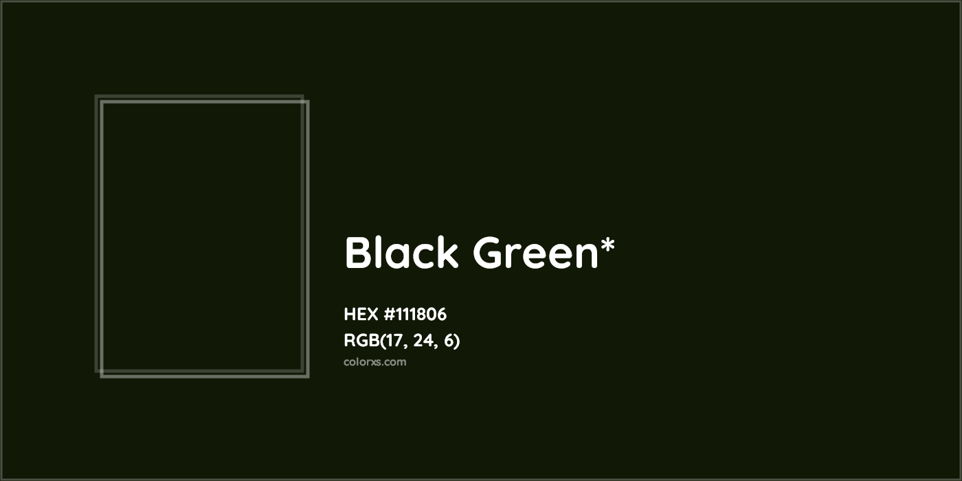 HEX #111806 Color Name, Color Code, Palettes, Similar Paints, Images