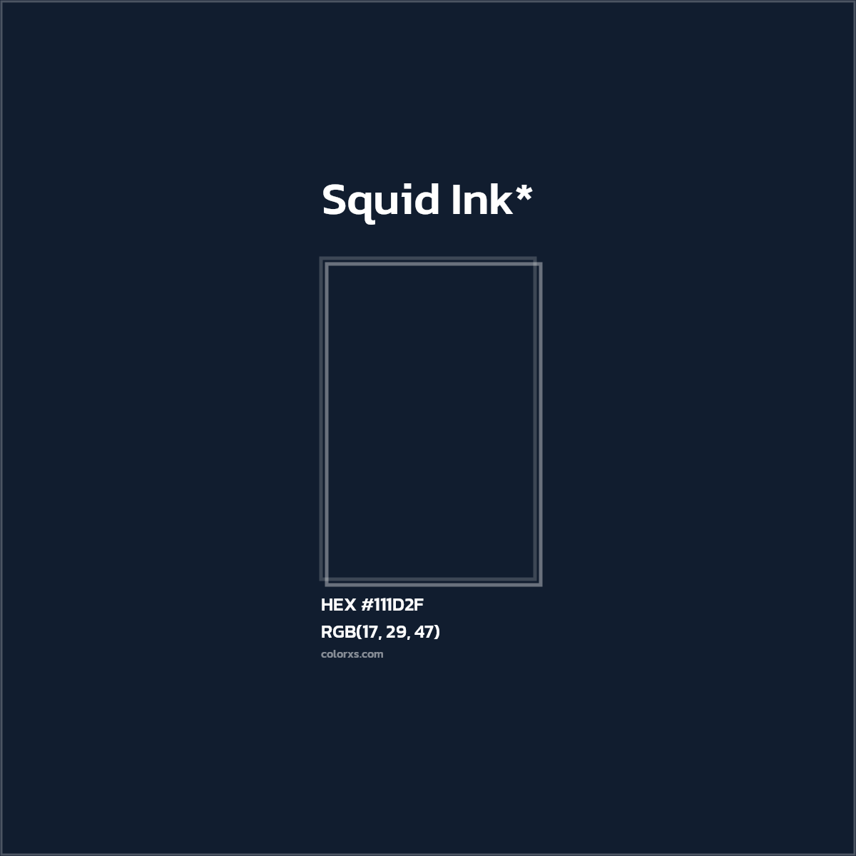 HEX #111D2F Color Name, Color Code, Palettes, Similar Paints, Images