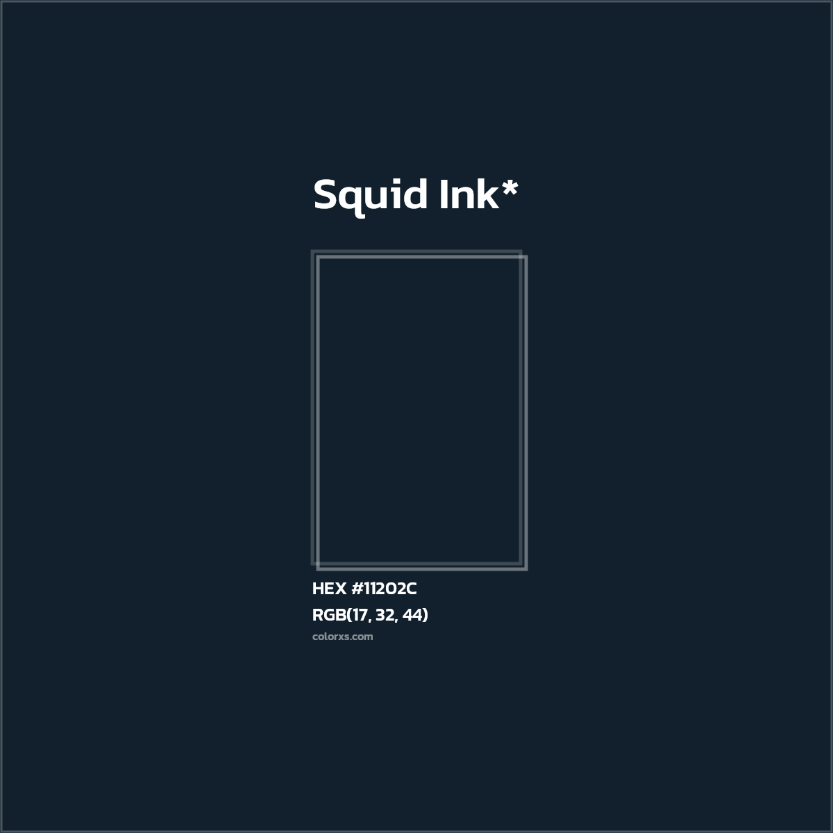 HEX #11202C Color Name, Color Code, Palettes, Similar Paints, Images