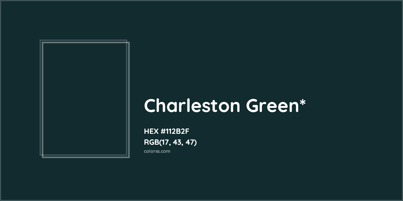 HEX #112B2F Color Name, Color Code, Palettes, Similar Paints, Images