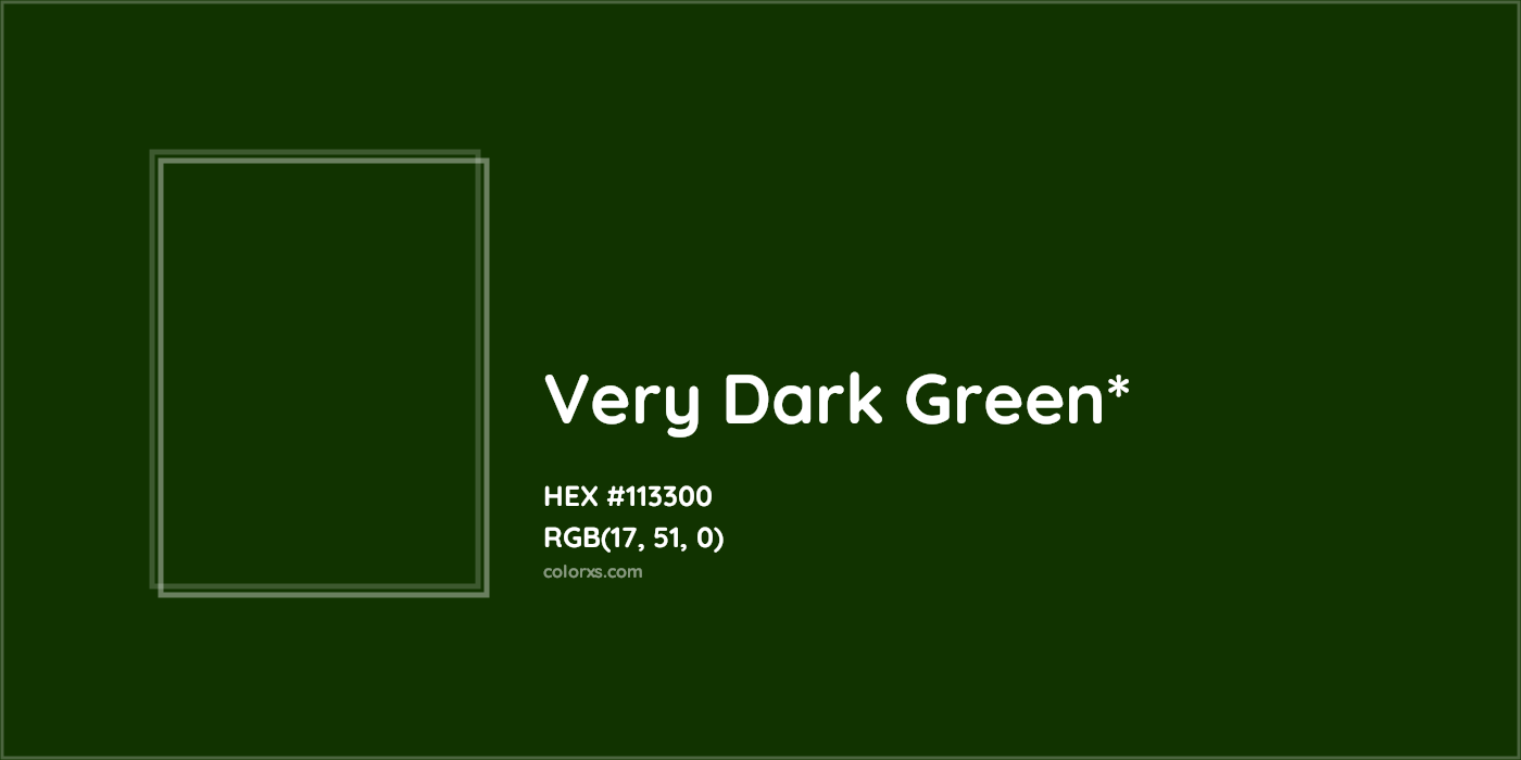 HEX #113300 Color Name, Color Code, Palettes, Similar Paints, Images