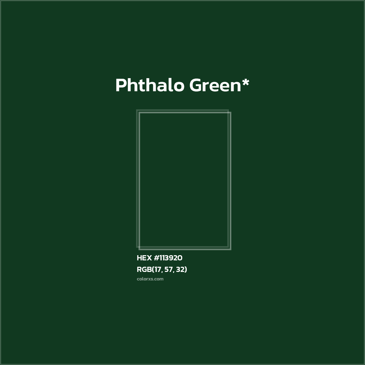 HEX #113920 Color Name, Color Code, Palettes, Similar Paints, Images