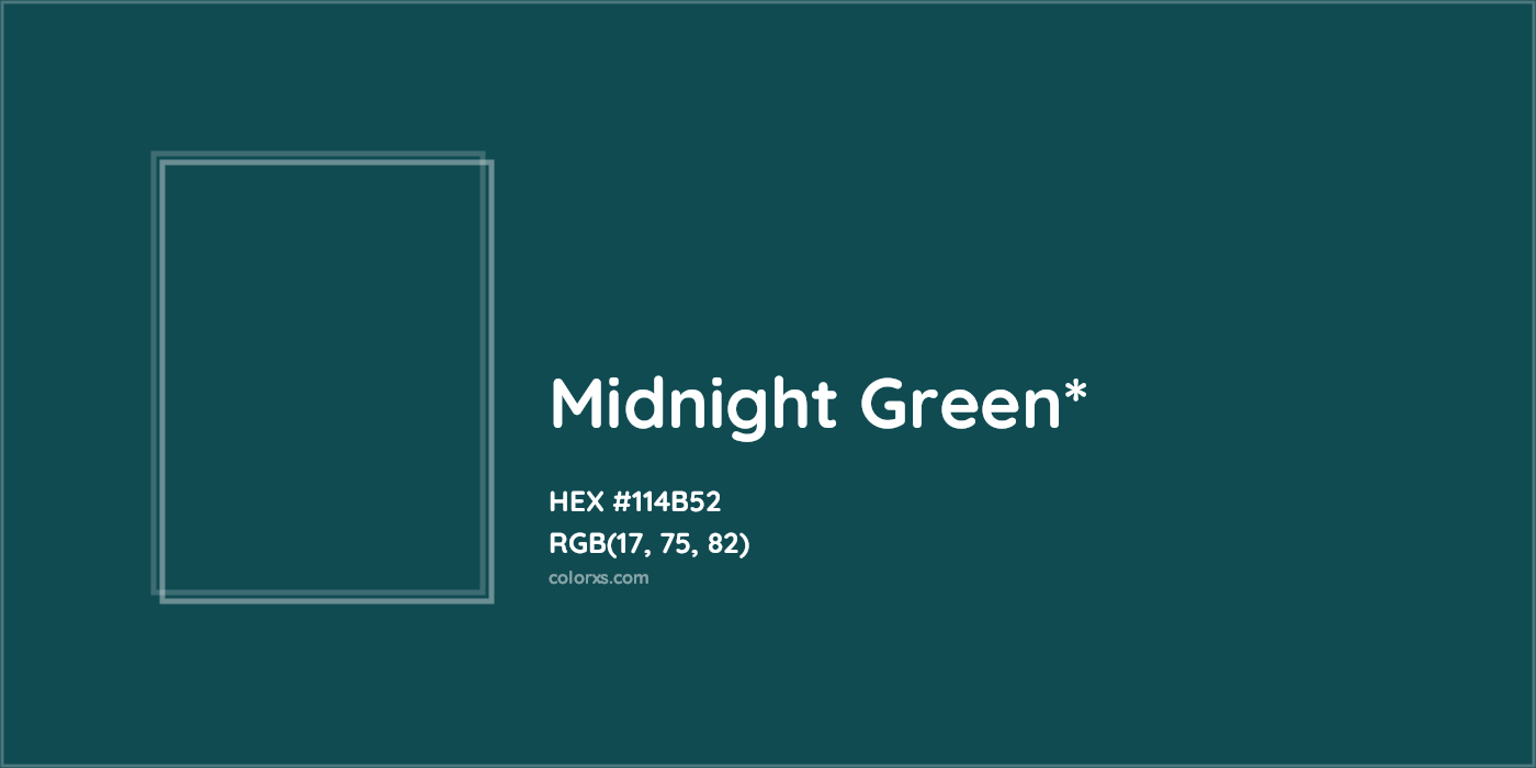 HEX #114B52 Color Name, Color Code, Palettes, Similar Paints, Images