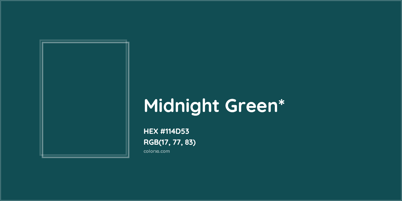 HEX #114D53 Color Name, Color Code, Palettes, Similar Paints, Images