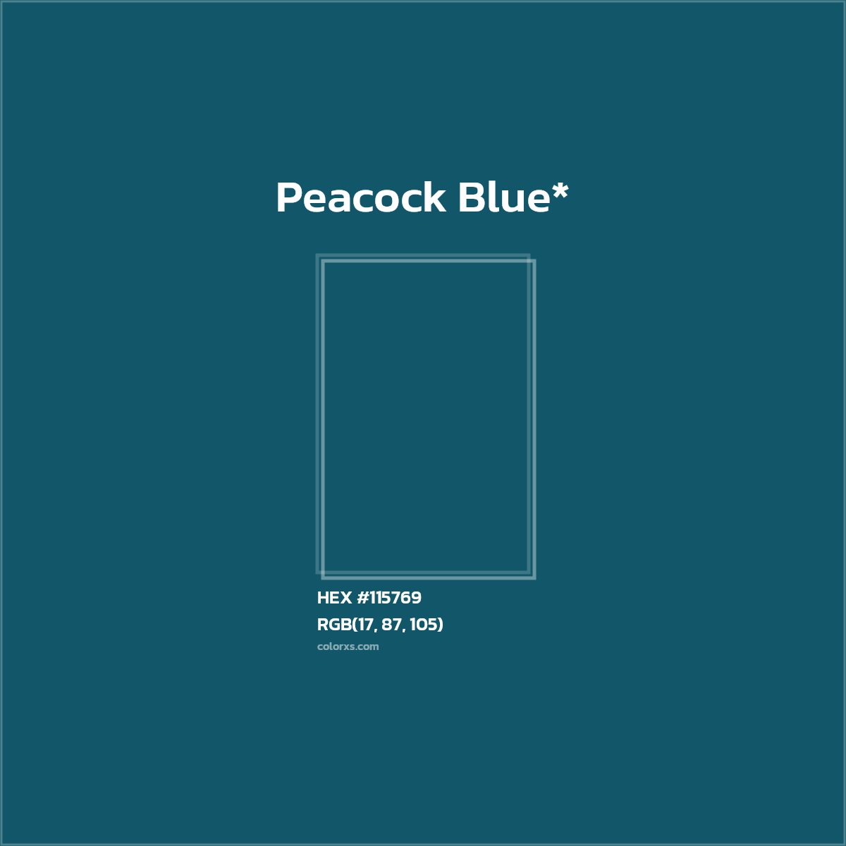 HEX #115769 Color Name, Color Code, Palettes, Similar Paints, Images