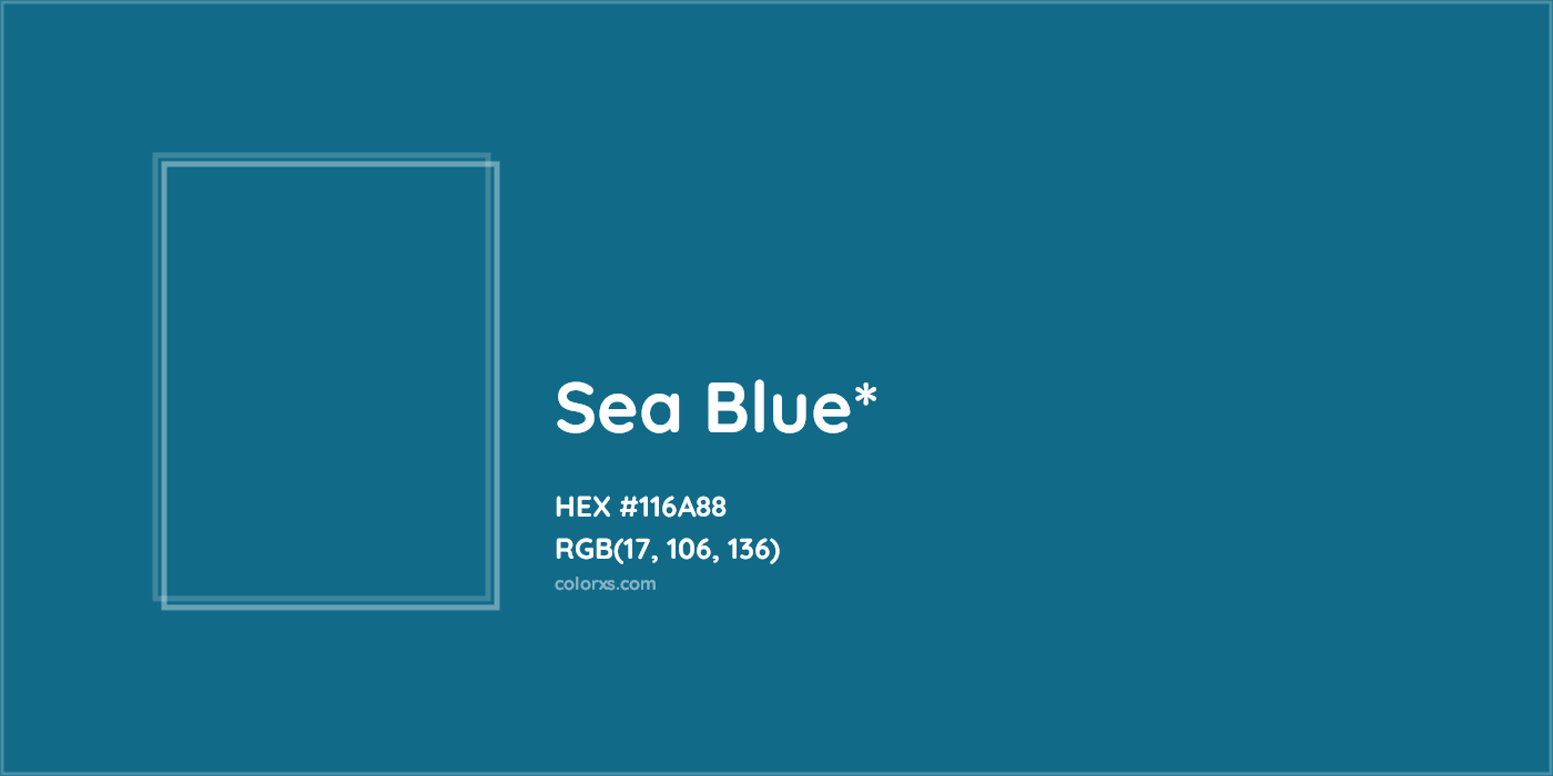 HEX #116A88 Color Name, Color Code, Palettes, Similar Paints, Images