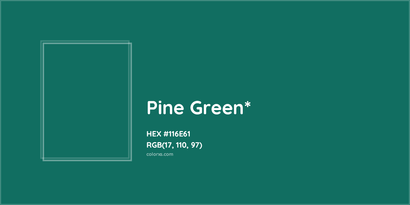HEX #116E61 Color Name, Color Code, Palettes, Similar Paints, Images