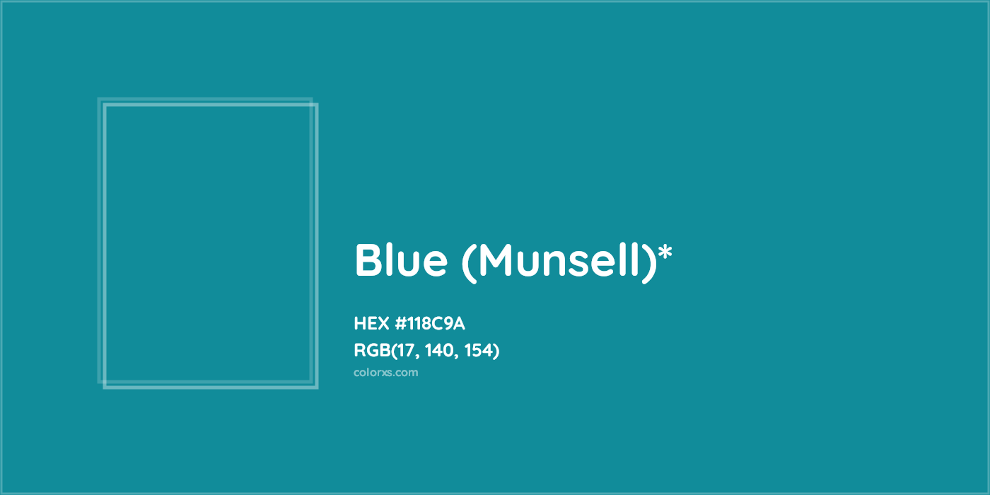 HEX #118C9A Color Name, Color Code, Palettes, Similar Paints, Images