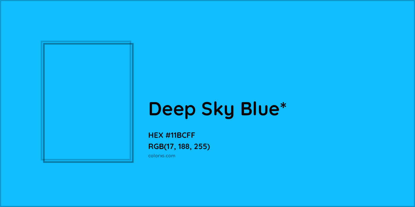 HEX #11BCFF Color Name, Color Code, Palettes, Similar Paints, Images
