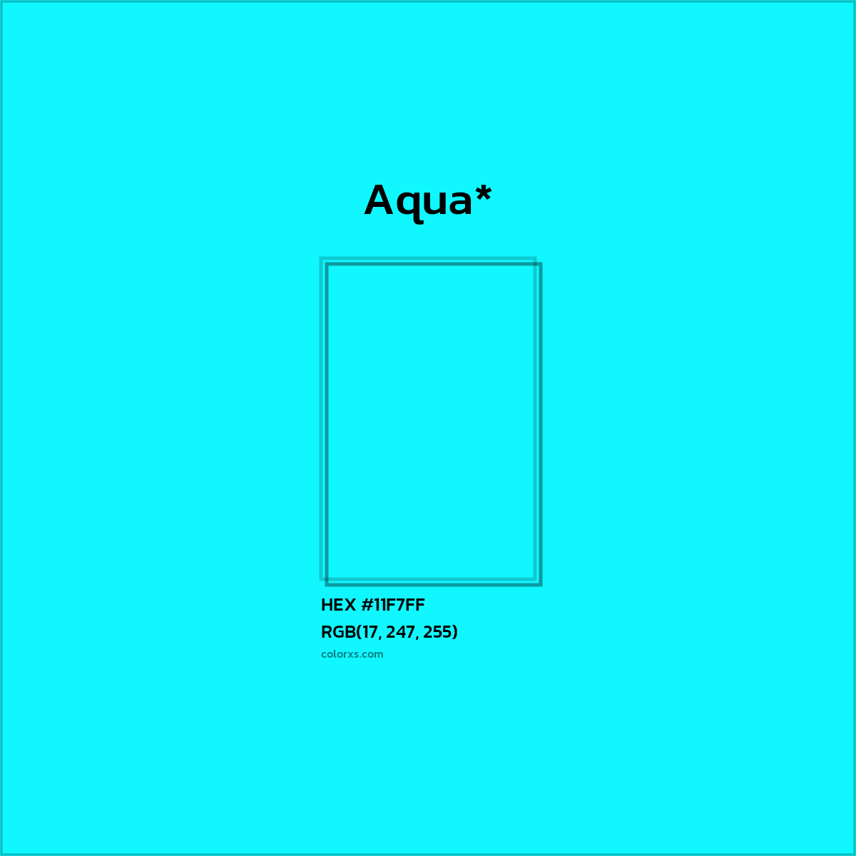 HEX #11F7FF Color Name, Color Code, Palettes, Similar Paints, Images