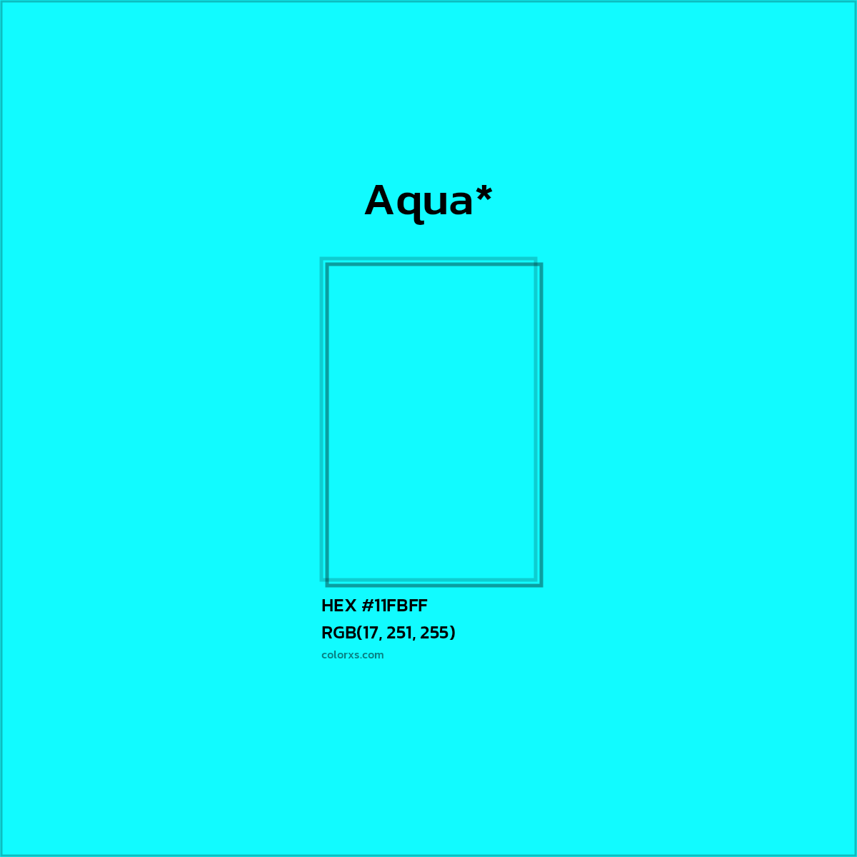 HEX #11FBFF Color Name, Color Code, Palettes, Similar Paints, Images