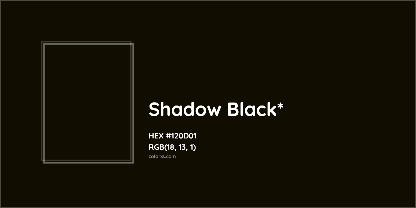 HEX #120D01 Color Name, Color Code, Palettes, Similar Paints, Images