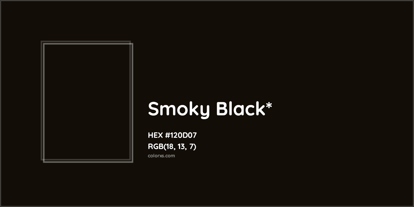 HEX #120D07 Color Name, Color Code, Palettes, Similar Paints, Images