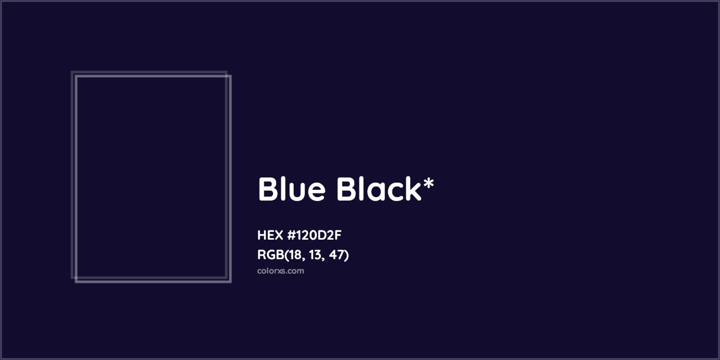 HEX #120D2F Color Name, Color Code, Palettes, Similar Paints, Images
