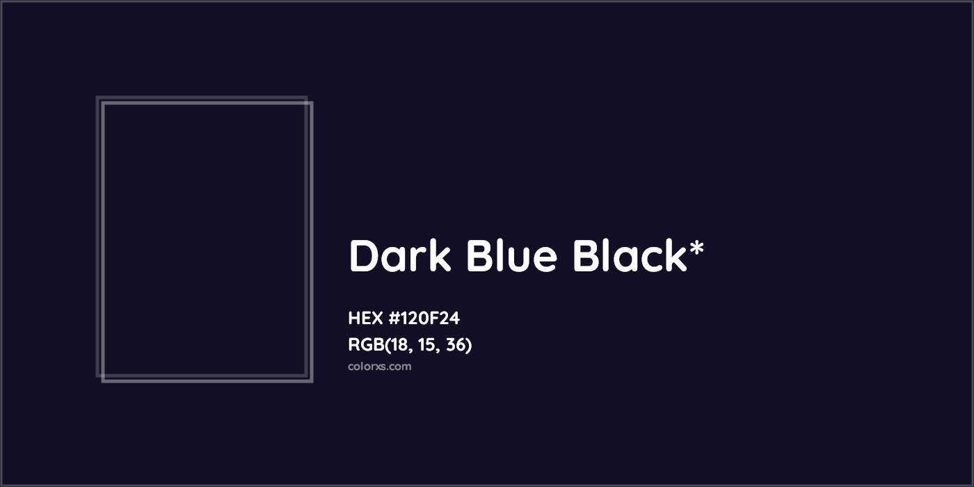 HEX #120F24 Color Name, Color Code, Palettes, Similar Paints, Images
