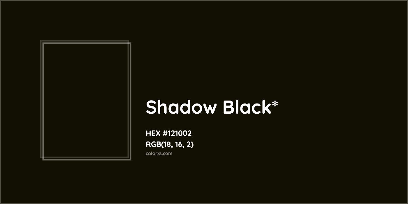 HEX #121002 Color Name, Color Code, Palettes, Similar Paints, Images