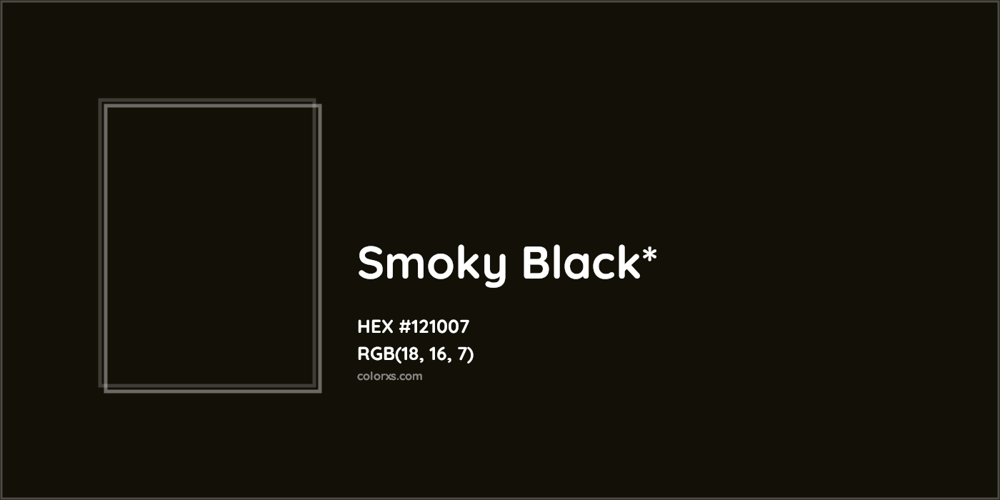 HEX #121007 Color Name, Color Code, Palettes, Similar Paints, Images
