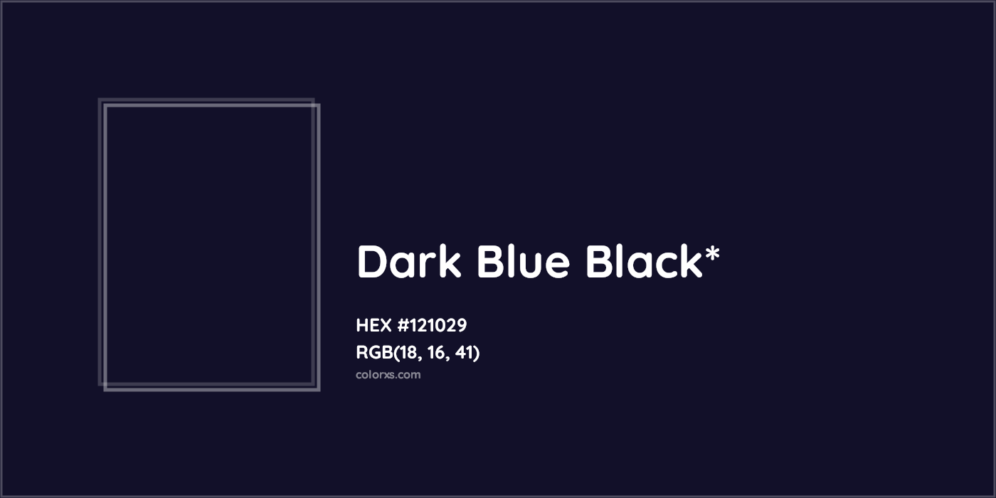 HEX #121029 Color Name, Color Code, Palettes, Similar Paints, Images