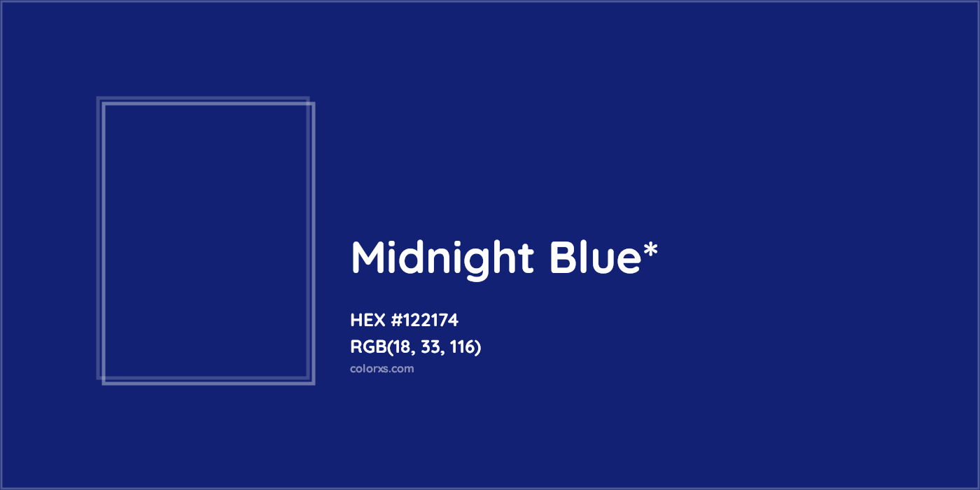 HEX #122174 Color Name, Color Code, Palettes, Similar Paints, Images