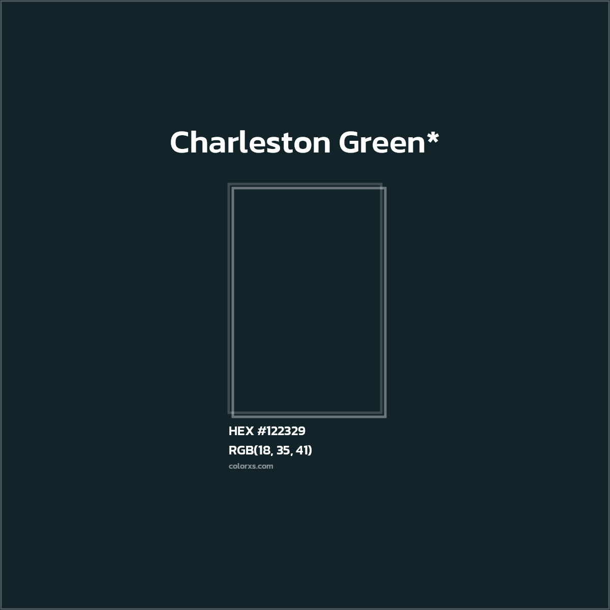 HEX #122329 Color Name, Color Code, Palettes, Similar Paints, Images