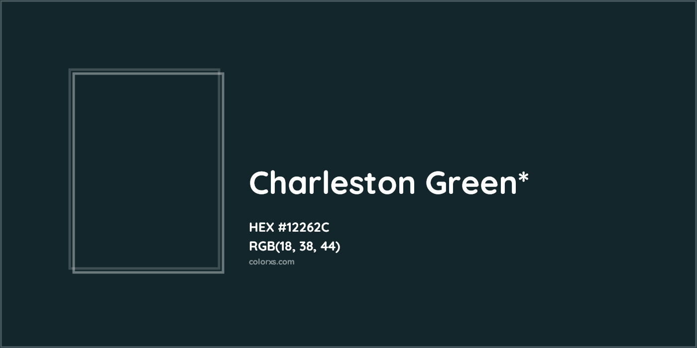 HEX #12262C Color Name, Color Code, Palettes, Similar Paints, Images