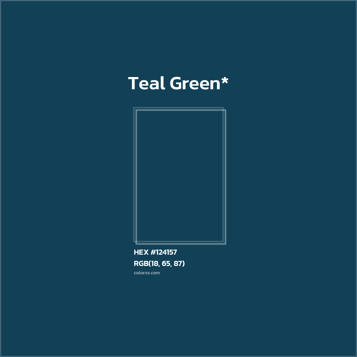 HEX #124157 Color Name, Color Code, Palettes, Similar Paints, Images