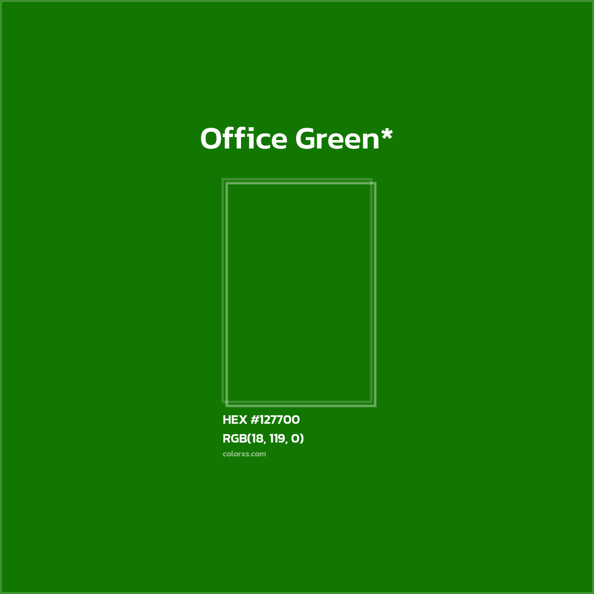 HEX #127700 Color Name, Color Code, Palettes, Similar Paints, Images