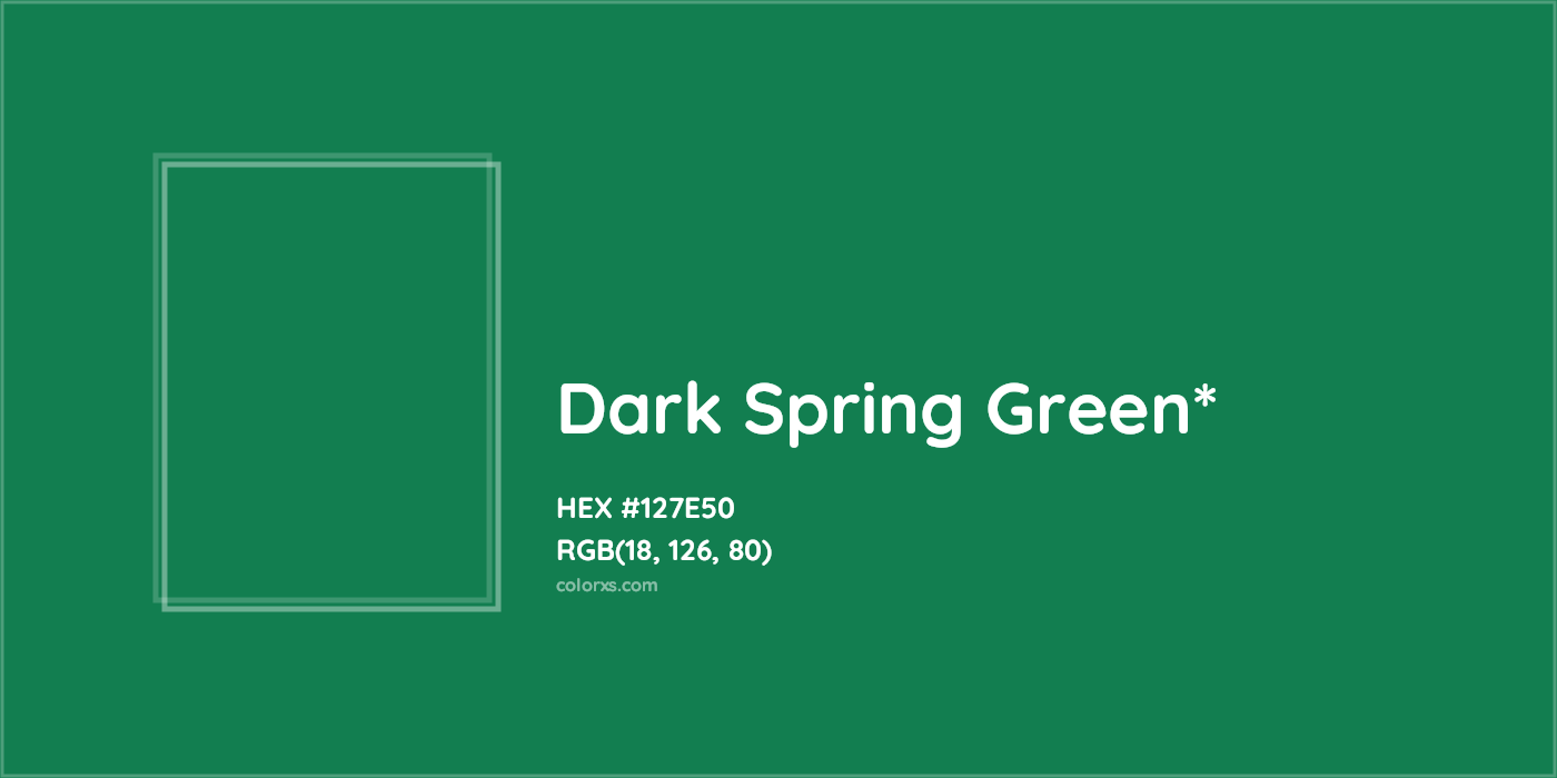 HEX #127E50 Color Name, Color Code, Palettes, Similar Paints, Images