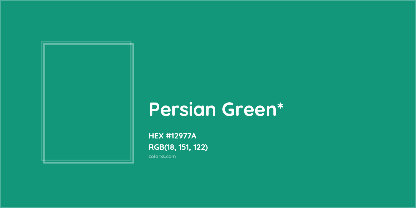HEX #12977A Color Name, Color Code, Palettes, Similar Paints, Images