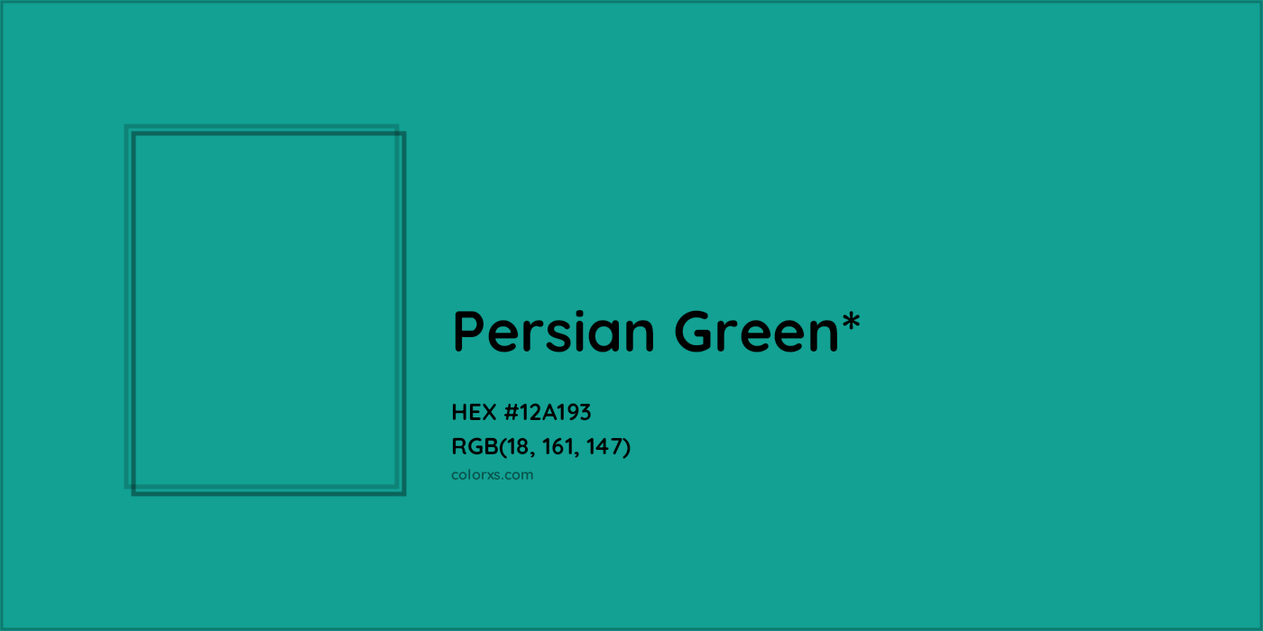 HEX #12A193 Color Name, Color Code, Palettes, Similar Paints, Images