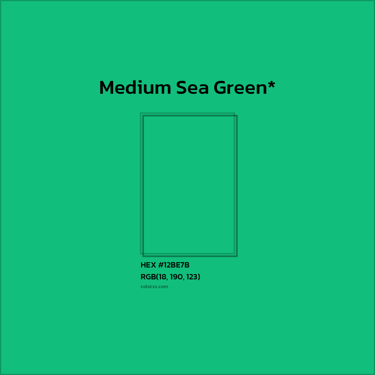 HEX #12BE7B Color Name, Color Code, Palettes, Similar Paints, Images