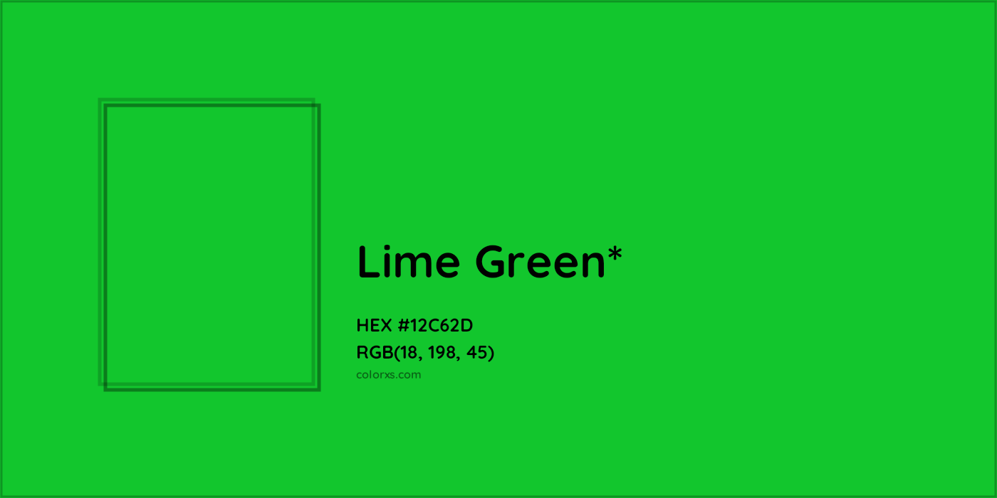 HEX #12C62D Color Name, Color Code, Palettes, Similar Paints, Images