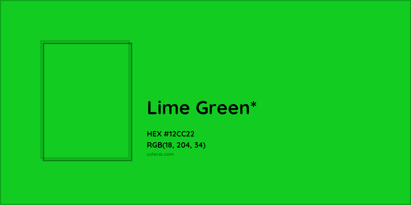 HEX #12CC22 Color Name, Color Code, Palettes, Similar Paints, Images