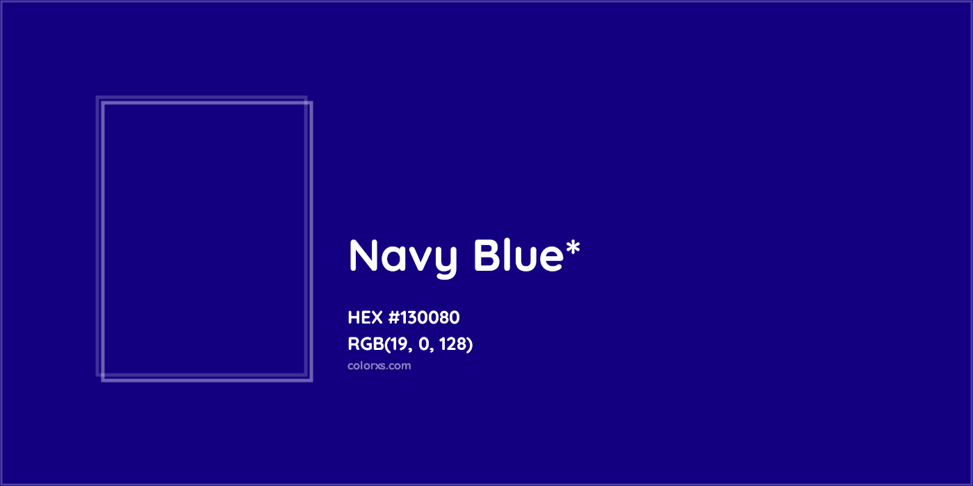 HEX #130080 Color Name, Color Code, Palettes, Similar Paints, Images
