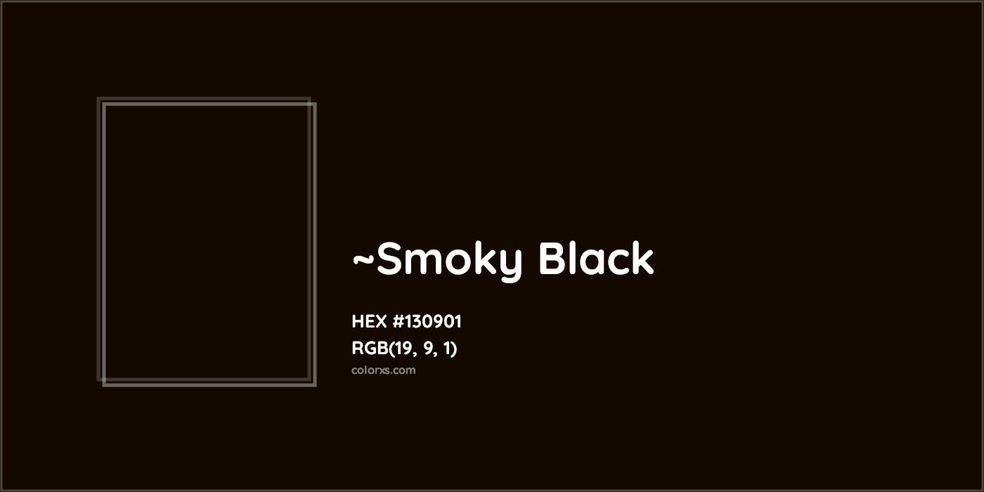 HEX #130901 Color Name, Color Code, Palettes, Similar Paints, Images